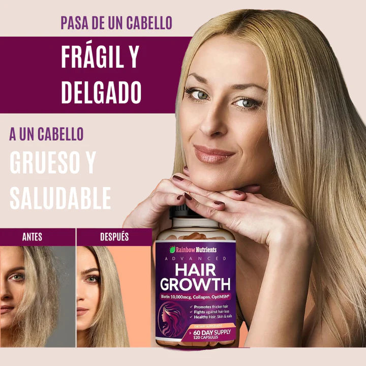 Hair Growth - Vitaminas para el crecimiento del cabello