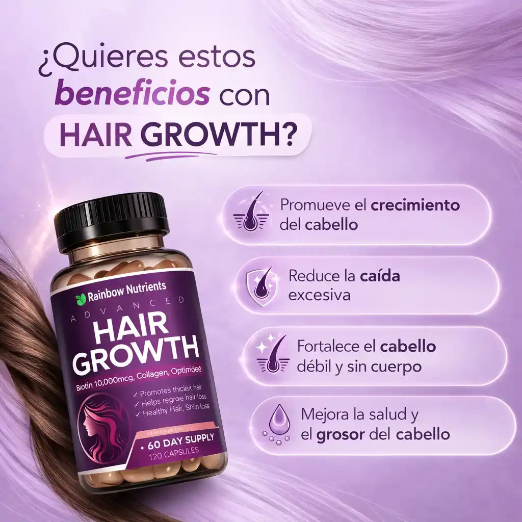 Hair Growth™ Suplemento Integral avanzado