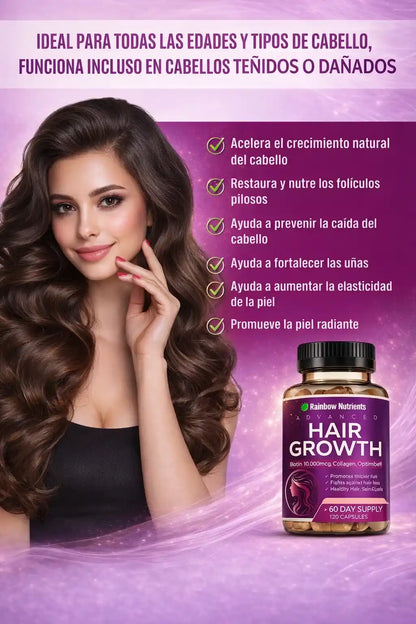 Hair Growth™ Suplemento Integral avanzado