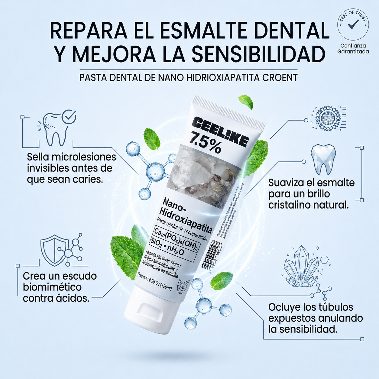 CEELIKE Nano-Hydroxyapatita 7.5%